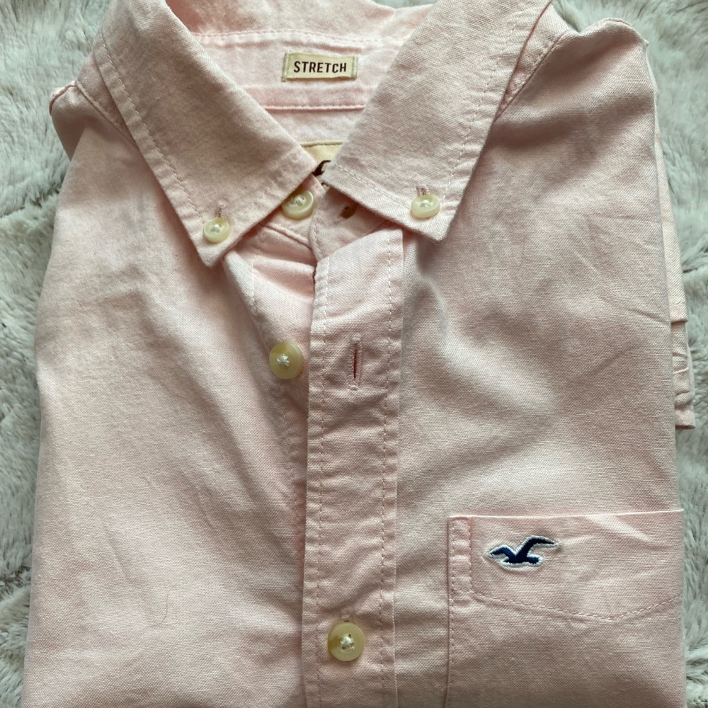 Hollister Long Sleeve Button Down Men’s Shirt